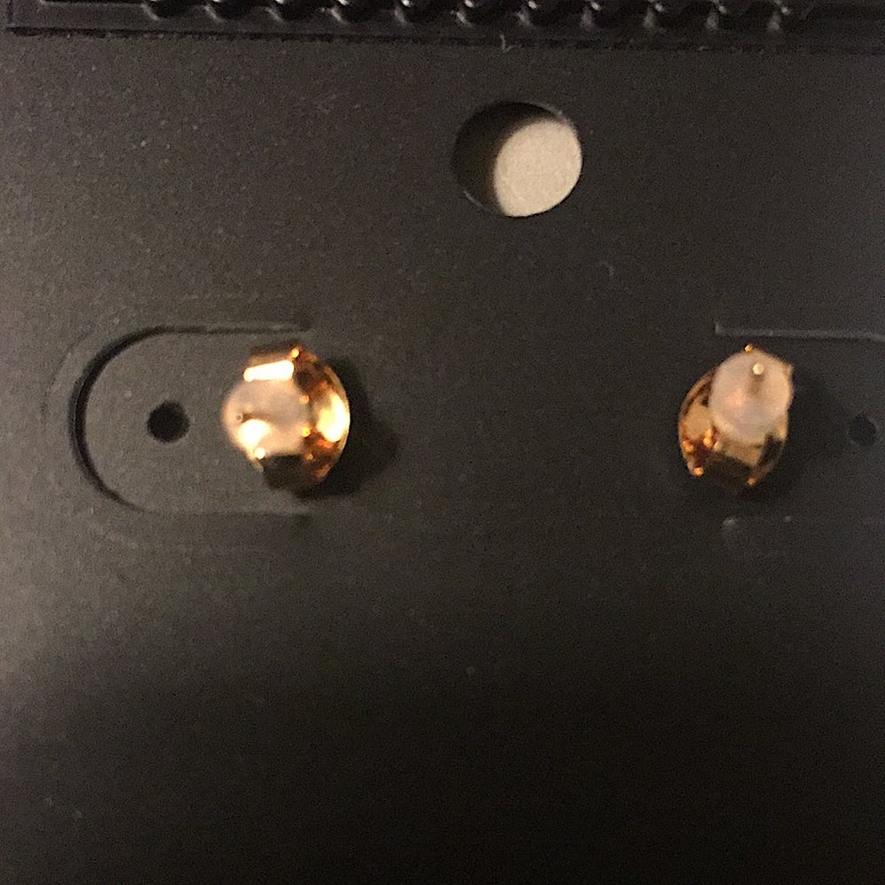 COACH - SIGNATURE STONE STUD EARRINGS (NWT) - Picture 6 of 8